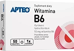 Witamina B6 APTEO  tabletki ze składnikami wspomagającymi układ nerwowy, 50 szt.
