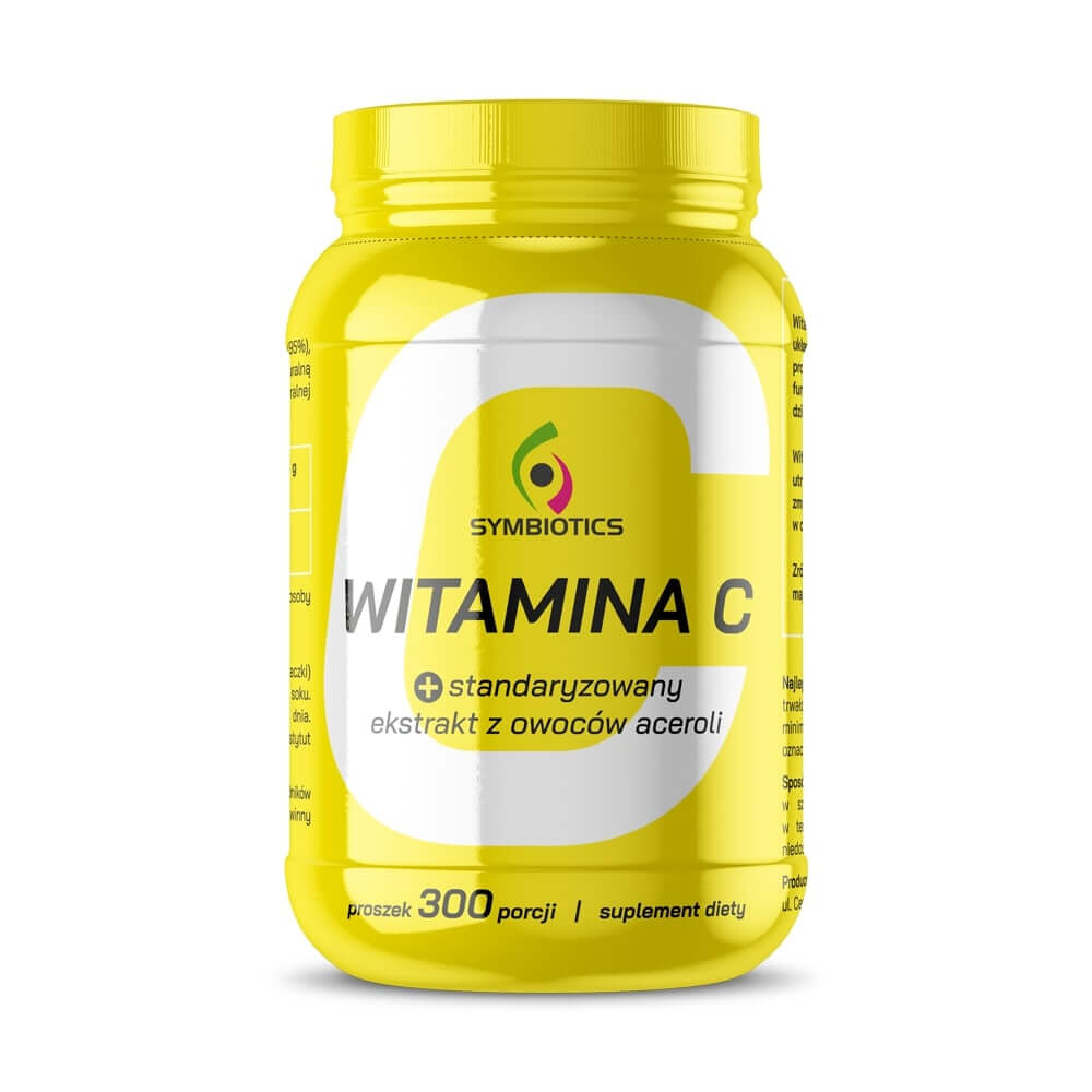 Witamina C , proszek ze starndaryzowanym ekstraktem z aceroli, 300 g