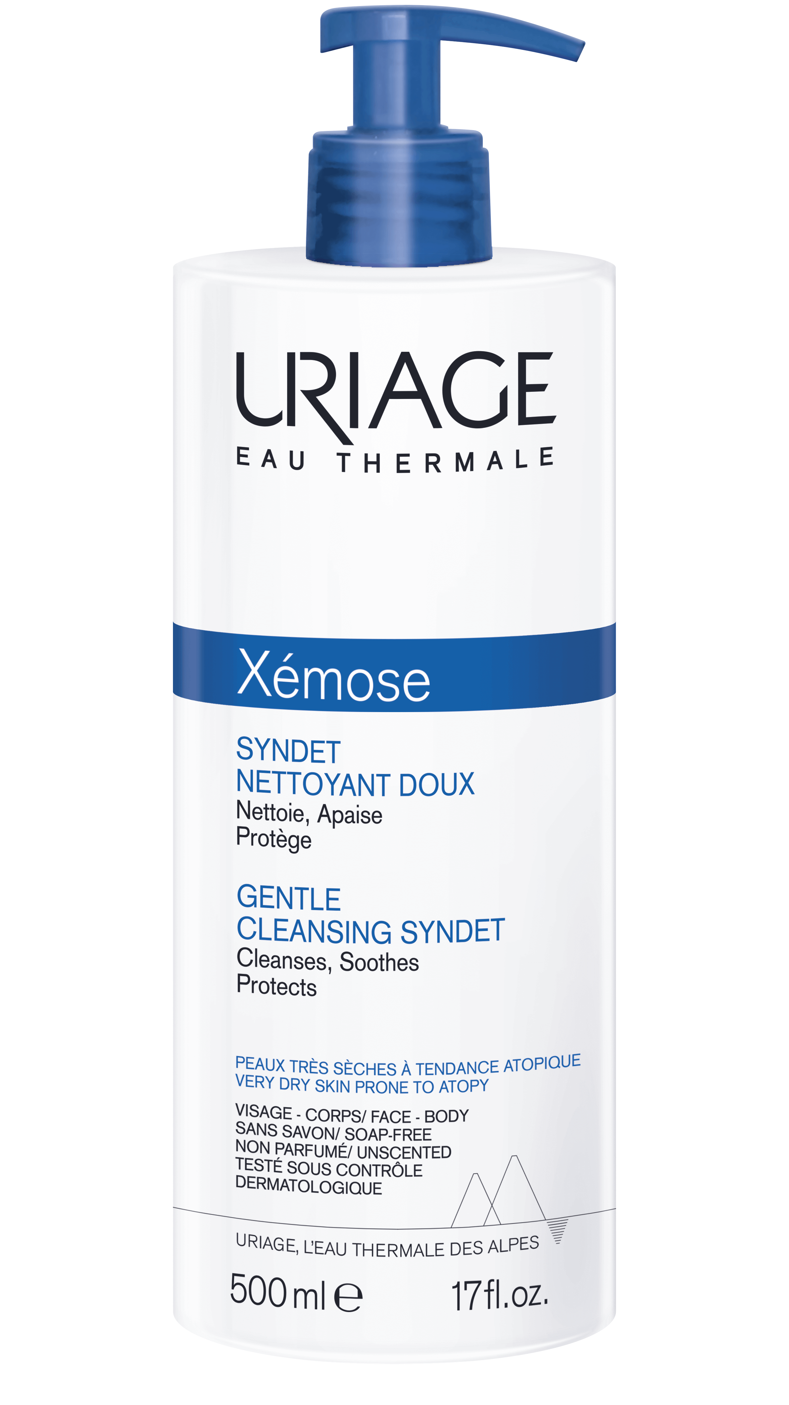 URIAGE Xemose , żel-krem oczyszczający od 1. dni życia, 500 ml