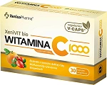 XeniVIT bio Witamina C 1000 kapsułki z ekstraktem z owoców dzikiej róży, 30 szt. 