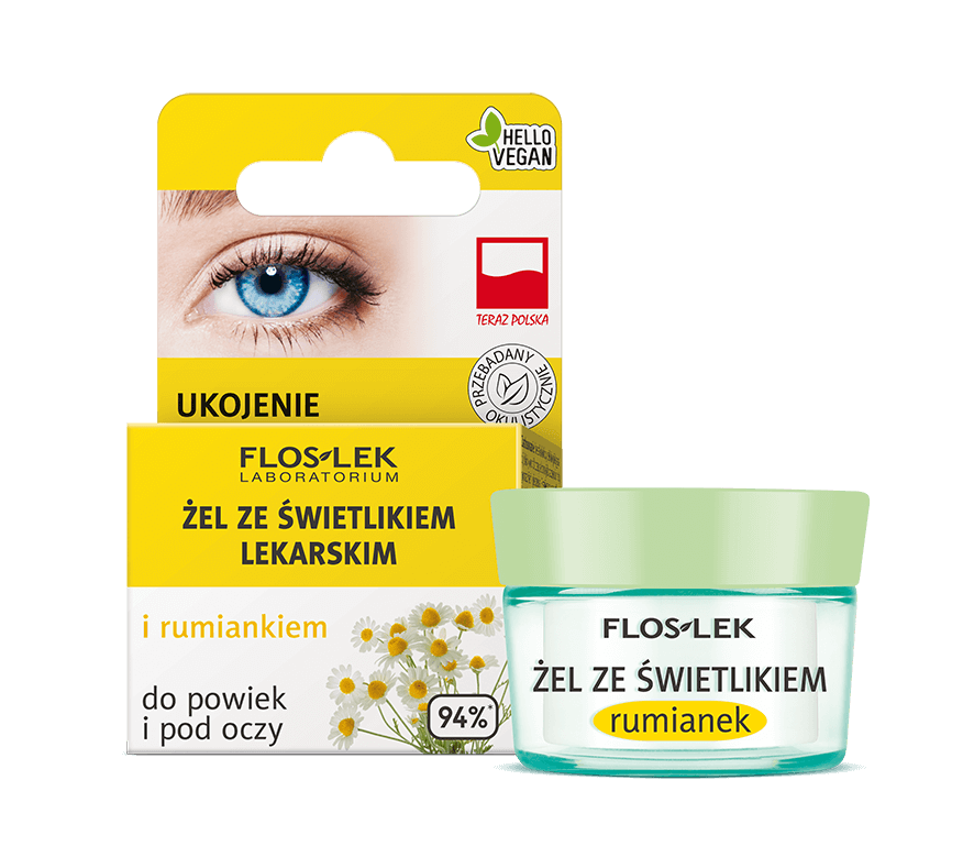 Flos-Lek Żel ze świetlikiem lekarskim do powiek i pod oczy, 10 g