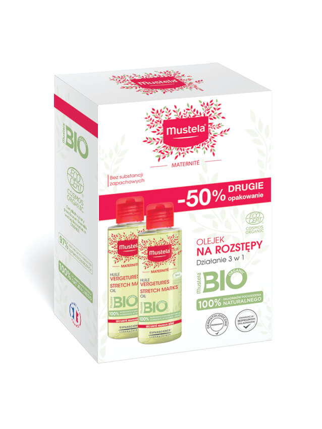 Mustela Maternite, dwupak: olejki na rozstępy, 2 szt. x 105 ml