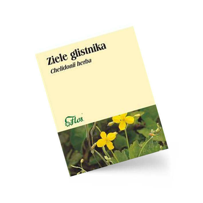 Ziele glistnika  zioła do kąpieli i przemywania skóry, 50 g