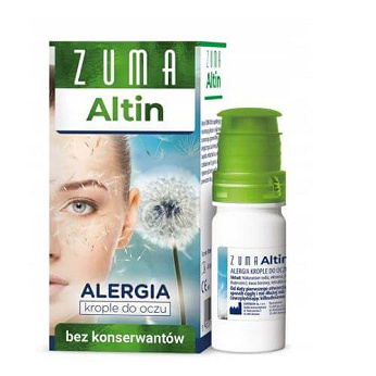 ZUMA Altin, krople do oczu nawilżające, 10 ml