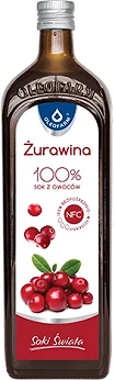 Żurawina 100%, sok ze składnikami uzupełniającymi codzienną dietę, 980 ml