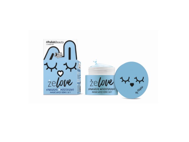Flos-lek ŻelLove Marine Water Bomb 2w1, żel do twarzy z kwasem hialuronowym, 50 ml