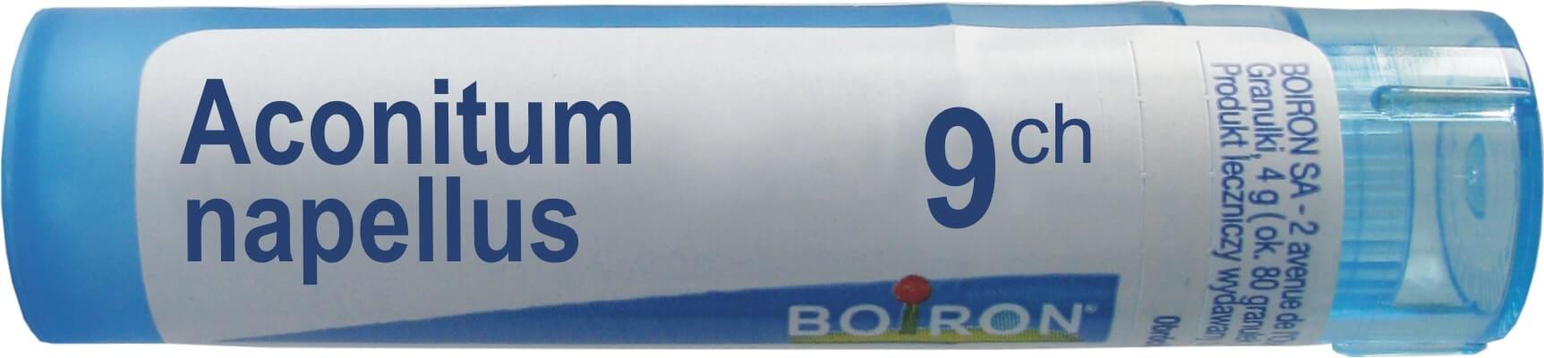 Boiron Aconitum napellus 9 CH granulki, 4 g
