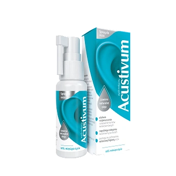 Acustivum, spray do higieny uszu, 20 ml