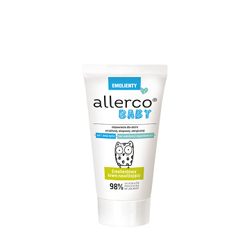 Allerco Baby Emolienty, emolientowy krem nawilżający dla dzieci i niemowląt, 75 ml