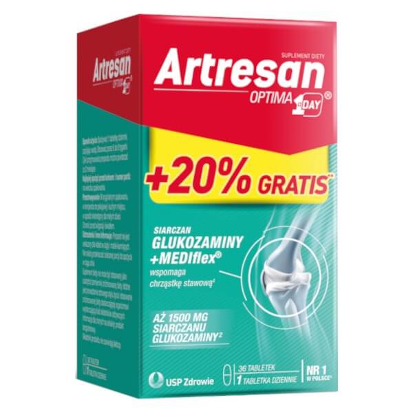 Artresan Optima 1aDay, tabletkI, 36 szt.