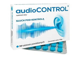 Audiocontrol, tabletki powlekane dla osób dorosłych, u których występują szumy uszne, 30 szt.
