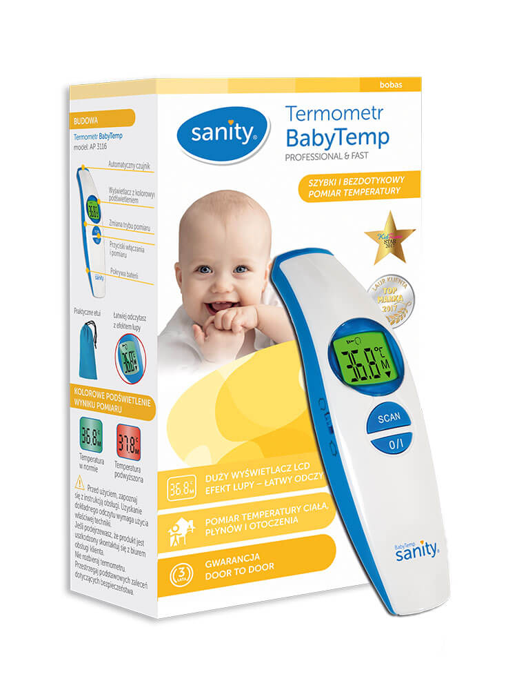 Termomter BabyTemp Sanity bezdotykowy, 1 szt.