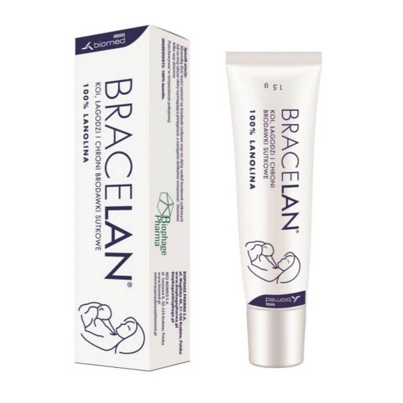 Bracelan  maść łagodząca na brodawki sutkowe,15 g