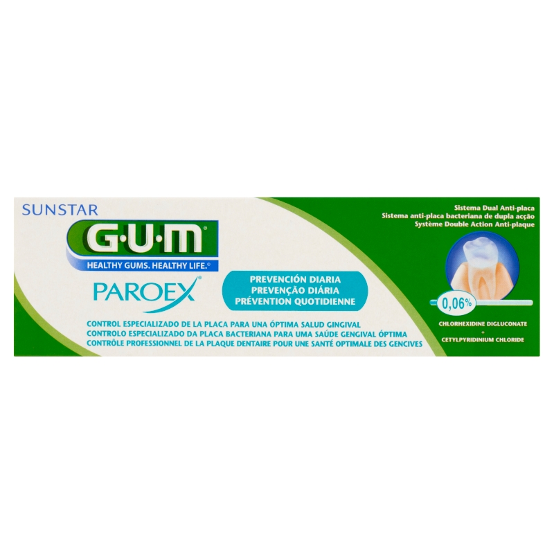 SUNSTAR GUM PAROEX 0,06% pasta ochronna do zębów, 75 ml