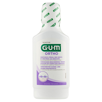 Sunstar GUM Ortho, płyn do płukania, 300 ml.