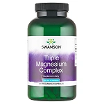 Swanson Triple Magnesium Complex kapsułki ze składnikami uzupełniającymi codzienną dietę w magnez, 300 szt.