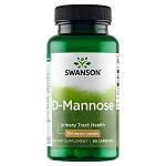 Swanson D-Mannose kapsułki ze składnikami wspomagającymi funkcjonowanie układu moczowego, 60 szt.