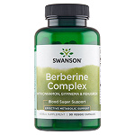 Swanson Berberine Complex kapsułki ze składnikami wspierającymi odpowiedni poziom cukru we krwi, 90 szt.