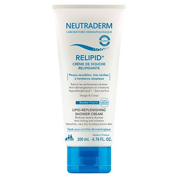 NEUTRADERM RELIPID+ , krem do mycia twarzy i ciała, 200 ml