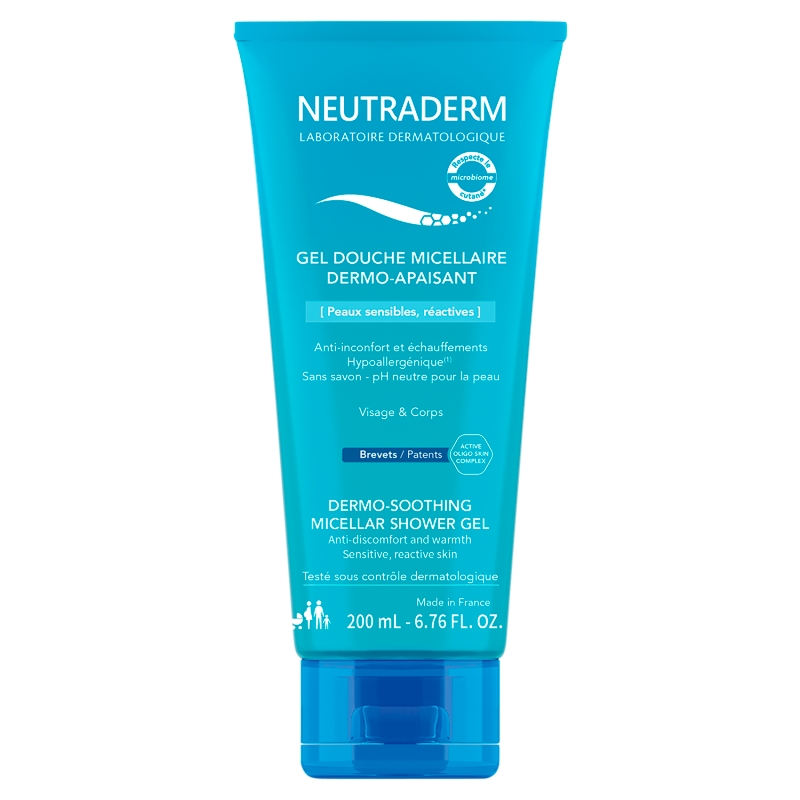 NEUTRADERM, micelarny żel pod prysznic, 200 ml