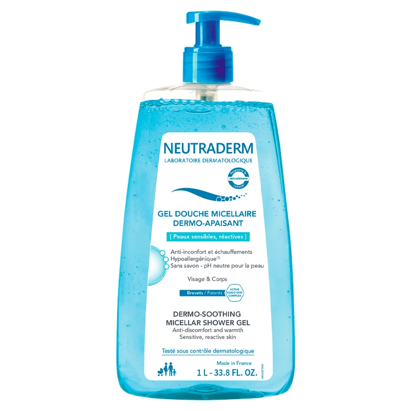 NEUTRADERM, micelarny żel pod prysznic, 1000 ml