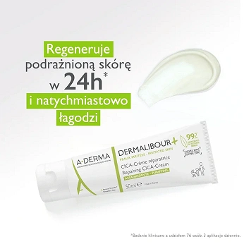 A-Derma Dermalibour+ CICA, krem, 100 ml