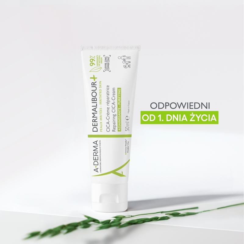 A-Derma Dermalibour+ CICA, krem, 100 ml