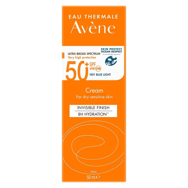 AVENE Bardzo Wysoka Ochrona  krem, SPF 50+, 50 ml