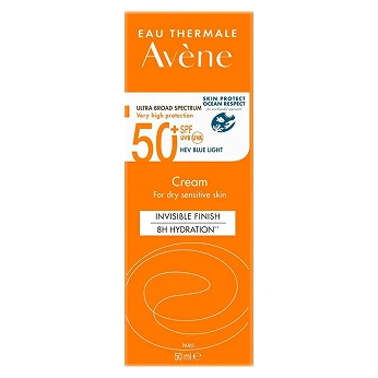 AVENE Bardzo Wysoka Ochrona , krem, SPF 50+, 50 ml KRÓTKA DATA 31.08.2026
