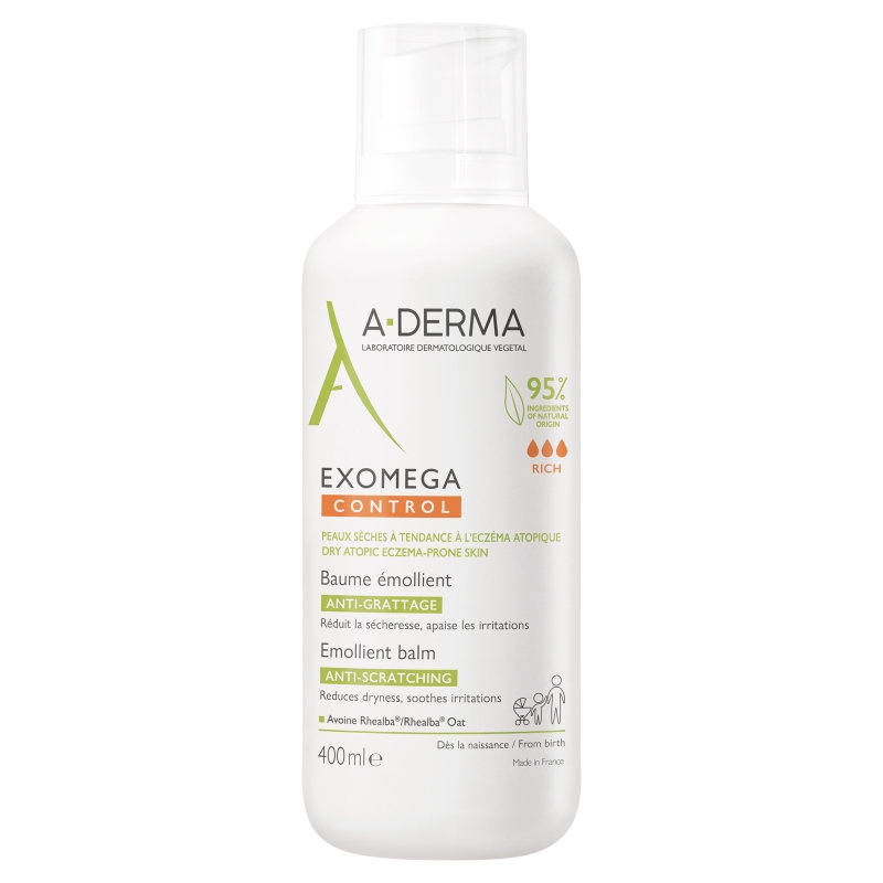 A-Derma Exomega Control balsam emolient, 400 ml