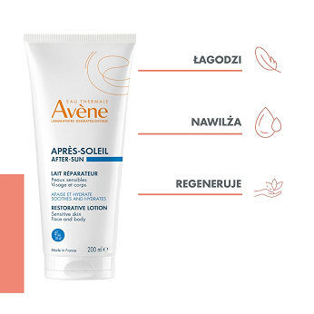 Avene, balsam regenerujący po opalaniu, 200 ml