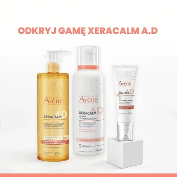 AVENE XERACALM A.D, uzupełniający lipidy olejek oczyszczający, 400 ml
