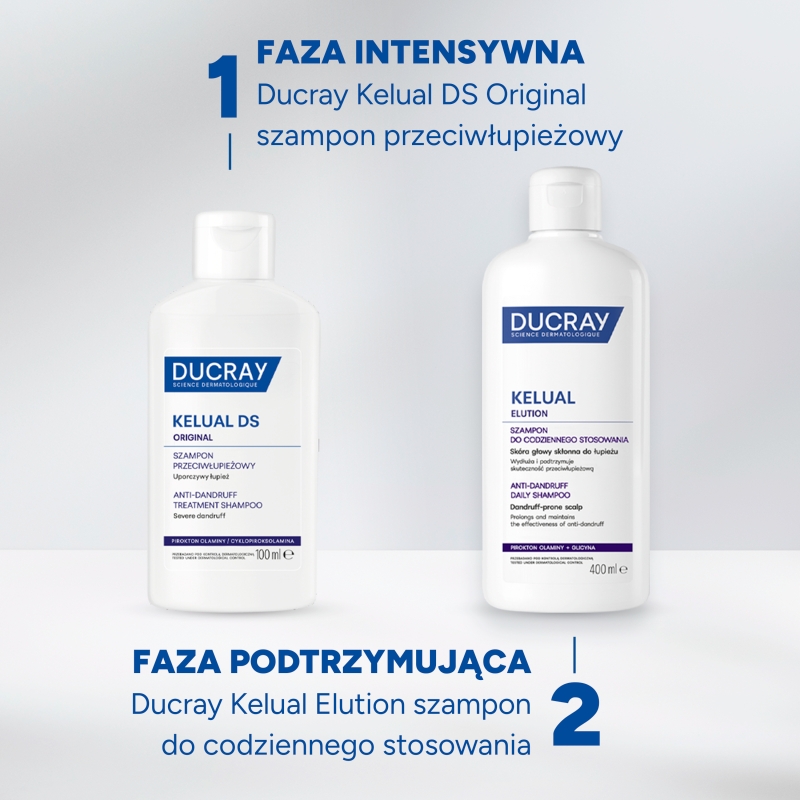 Ducray Kelual Elution, szampon, 400 ml