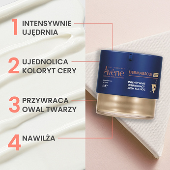 Avene Dermabsolu, krem intensywnie liftingujący, na noc, 40 ml