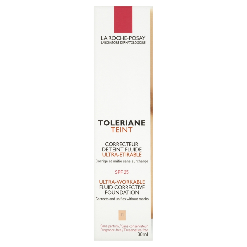 La Roche Toleriane Teint 11, fluid korygujący z SPF 25, 30 ml