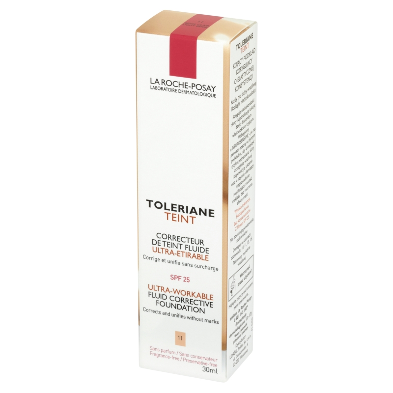 La Roche Toleriane Teint 11, fluid korygujący z SPF 25, 30 ml