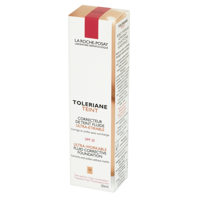 La Roche Toleriane Teint 13, fluid korygujący z SPF 25, 30 ml