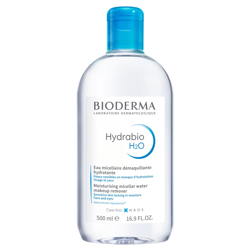 Bioderma Hydrabio H2O, plyn micelarny do demakijażu, 500 ml