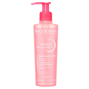 Bioderma Sensibio Gel moussant , Łagodzący żel micelarny, 200 ml