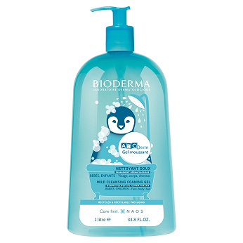 Bioderma Abcderm Moussant, żel do kąpieli dla dzieci, 1000 ml