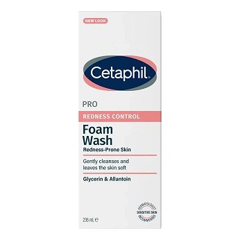 Cetaphil PRO Redness Control, pianka do mycia twarzy dla skóry wrażliwej i naczynkowej, 236 ml