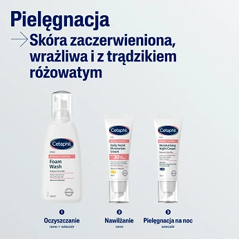 Cetaphil PRO Redness Control, krem nawilżający do twarzy dla skóry wrażliwej i naczynkowej, SPF 30, 50 ml