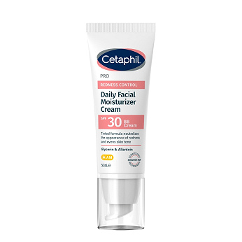 Cetaphil PRO Redness Control, krem nawilżający do twarzy dla skóry wrażliwej i naczynkowej, SPF 30, 50 ml