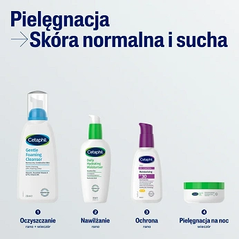 Cetaphil, lekka pianka do mycia twarzy z pompką, 236 ml