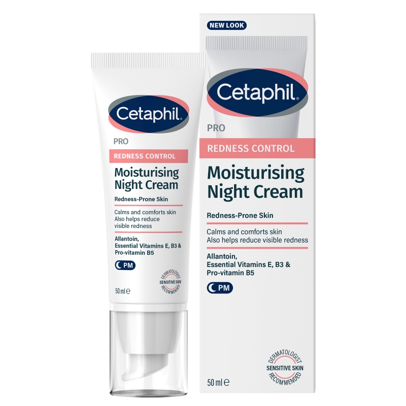 Cetaphil PRO Redness Control, krem nawilżający na noc, 50 ml
