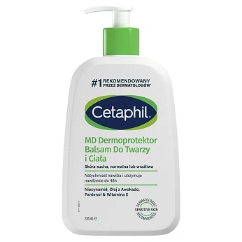 Cetaphil Md Dermoprotektor, balsam do skóry suchej twarzy i ciała, 236 ml