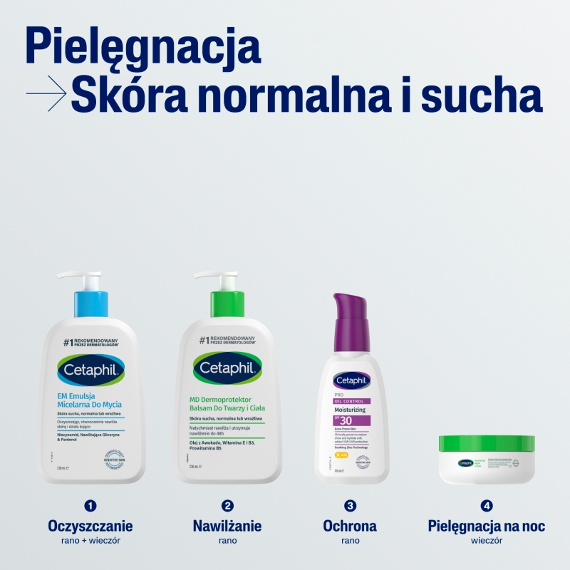 Cetaphil Em , emulsja micelarna do mycia z pompką, 236 ml