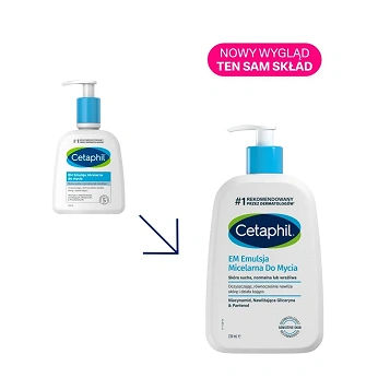 Cetaphil Em , emulsja micelarna do mycia z pompką, 236 ml