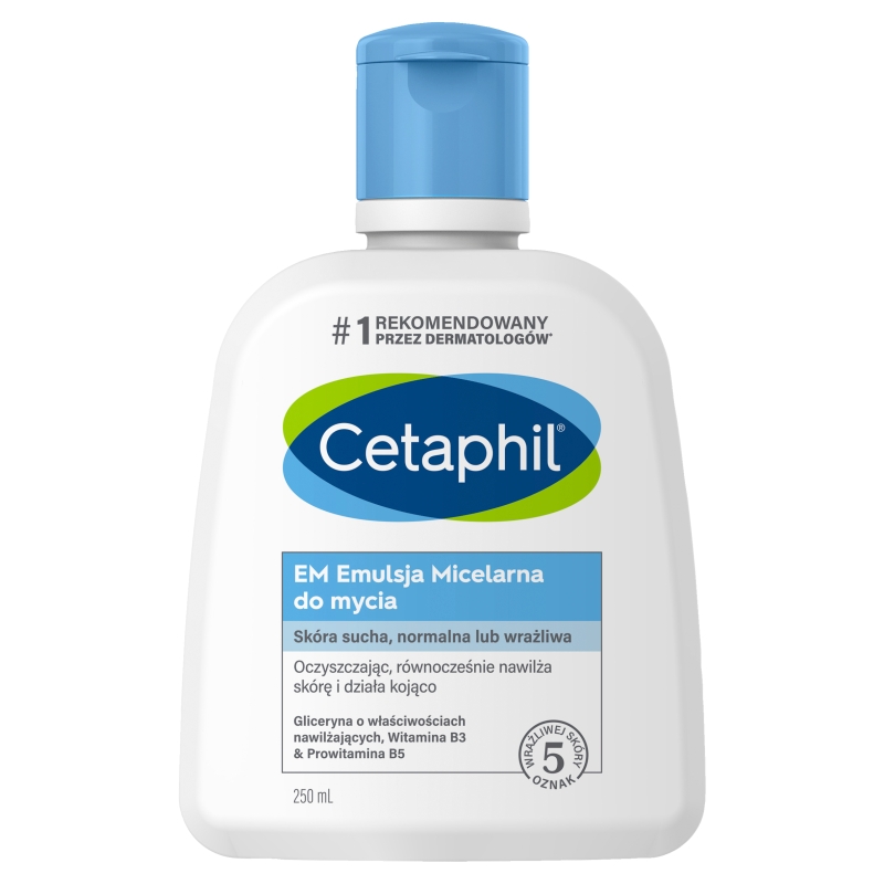 Cetaphil Em, emulsja micelarna do mycia, 250 ml