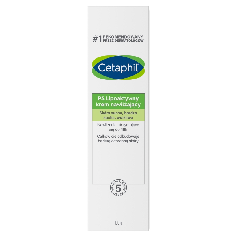 Cetaphil PS, krem lipoaktywny nawilżający do skóry bardzo suchej, 100 g